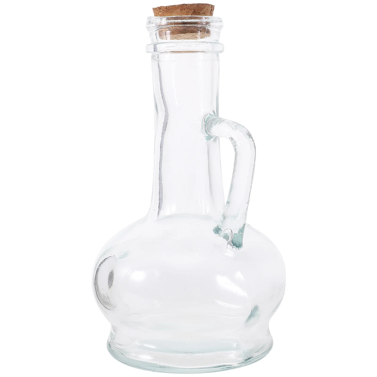 260ML Fat Seal Tank Seal Tank Transparent Storage Household Glass Oil Bottle Oil Holder Jar for Kitchen Barware