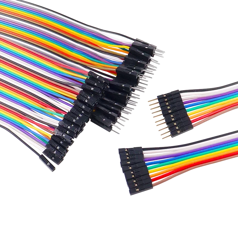 100pcs/lot 40P Dupont Wire 10CM 15CM 20CM 30CM 40CM Female-Male Female-Female Male-Male Signal Cable