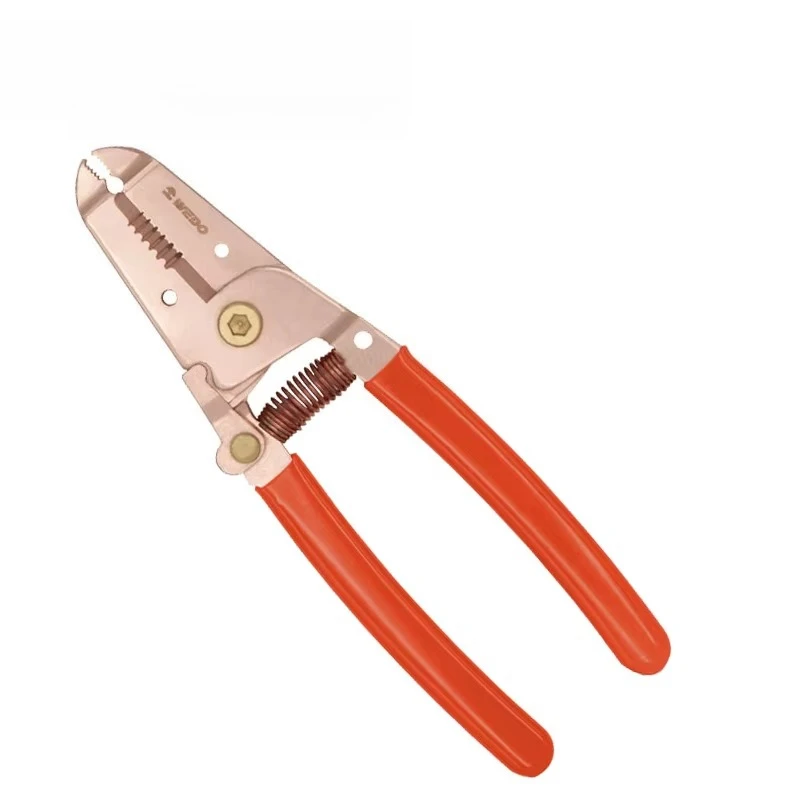 CHKJ-2025NEWWEDO Pelacables eléctrico profesional alicates de prensado herramienta multifunción de mandíbula dentada de cobre y berilio para electricidad