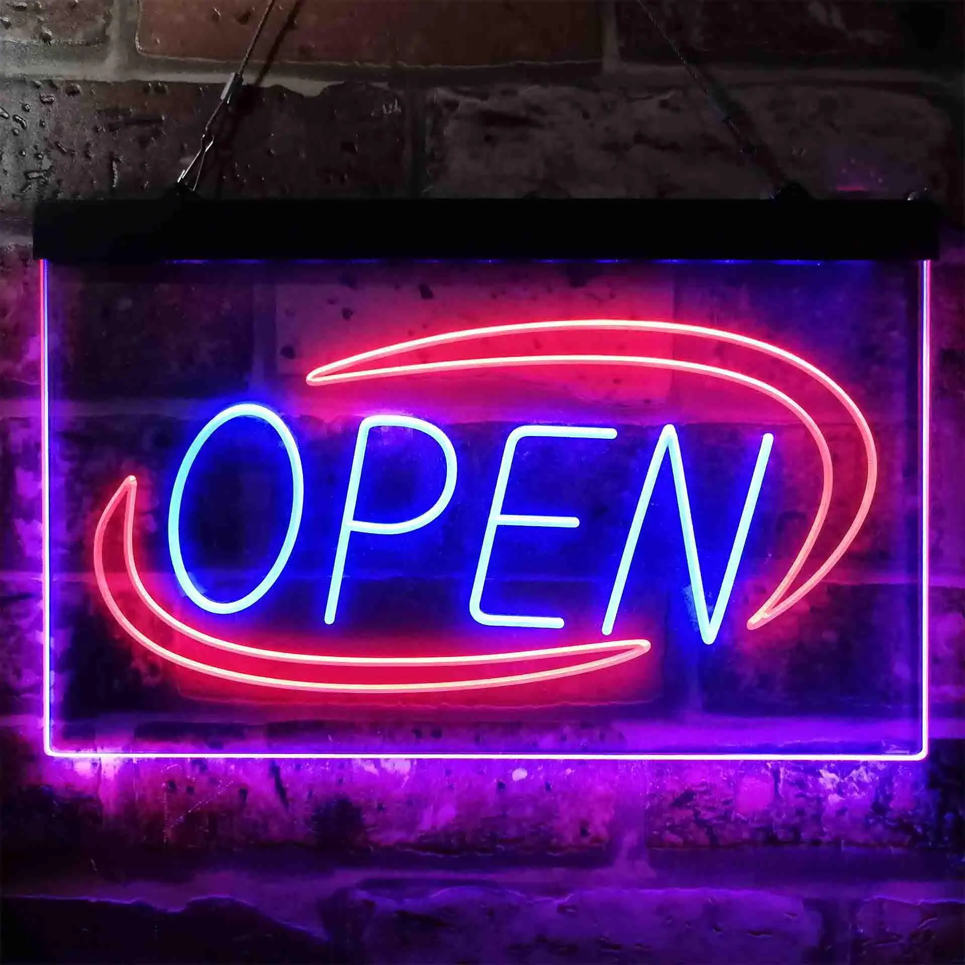 

Open Special Effect Dual Color Led Neon Sign st6-i3881