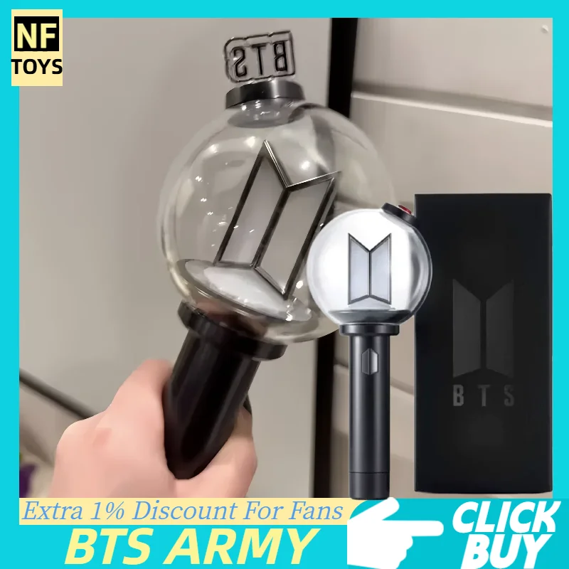 Genuine Kpop BTS ARMY Boom 4th Generation Bluetooth Edition - Artículos de Concierto, Regalo para Chicas, Coleccionable para Fans del BTS