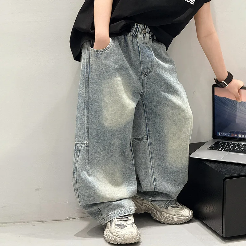 

Baoduo children's clothing boys' pants 2025 new children's summer clothing jeans boys spring and summer trousers