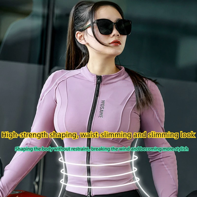 Motorcycle riding suit women's spring and summer quick-drying knight armor suit slim and thin soft armor suit