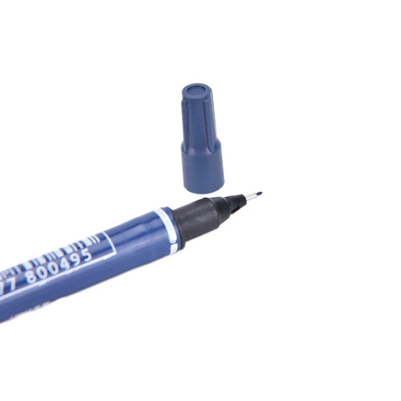 3 Colors Permanent Paint Marker Pen Twin Tips Doubled Headed Hook Line For CD DVD Media Disc Quick-Drying Writing Supplies image 6