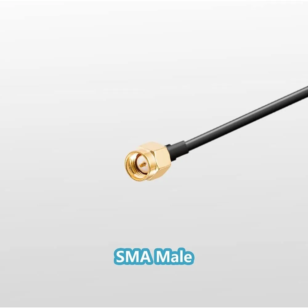 433 MHz Antenne 3 dBi SMA-Stecker 3 m RG174-Kabel Magnetfuß Omnidirektion für Raspberry Pi NFC GSM ISM CUL USB CCU3 CCU2 CC1101 – Detail 4