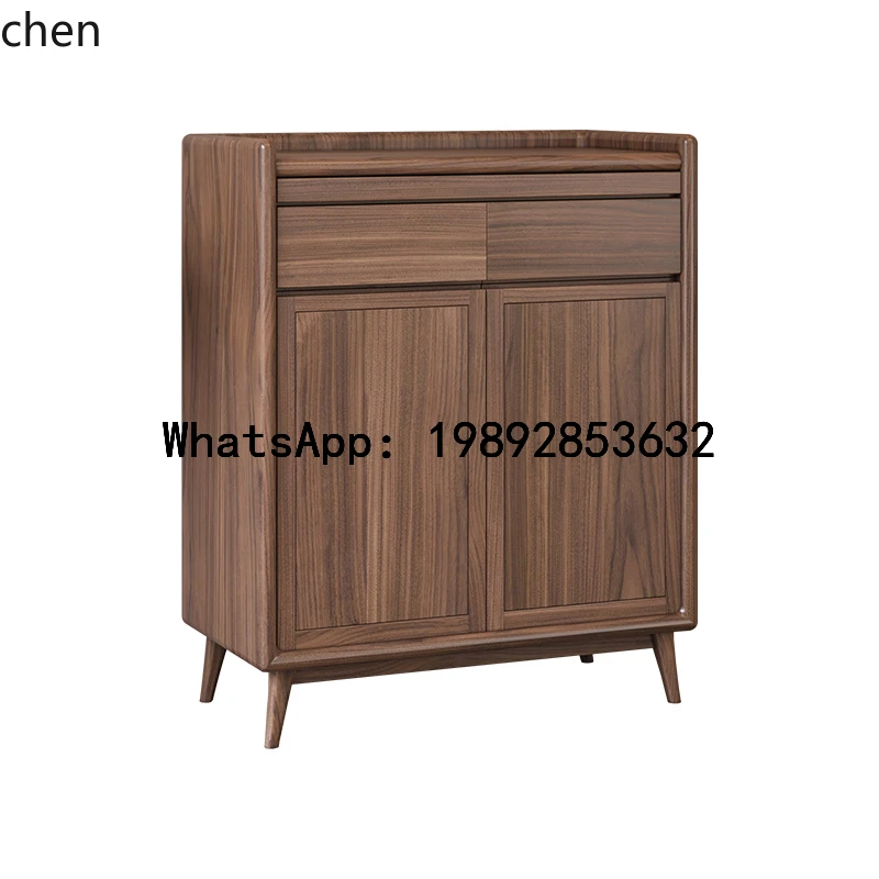 

AA Black Walnut Home Altar Table Nordic Living Room Incense Table Modern New Style God of Wealth Altar Offering Table Cabinet