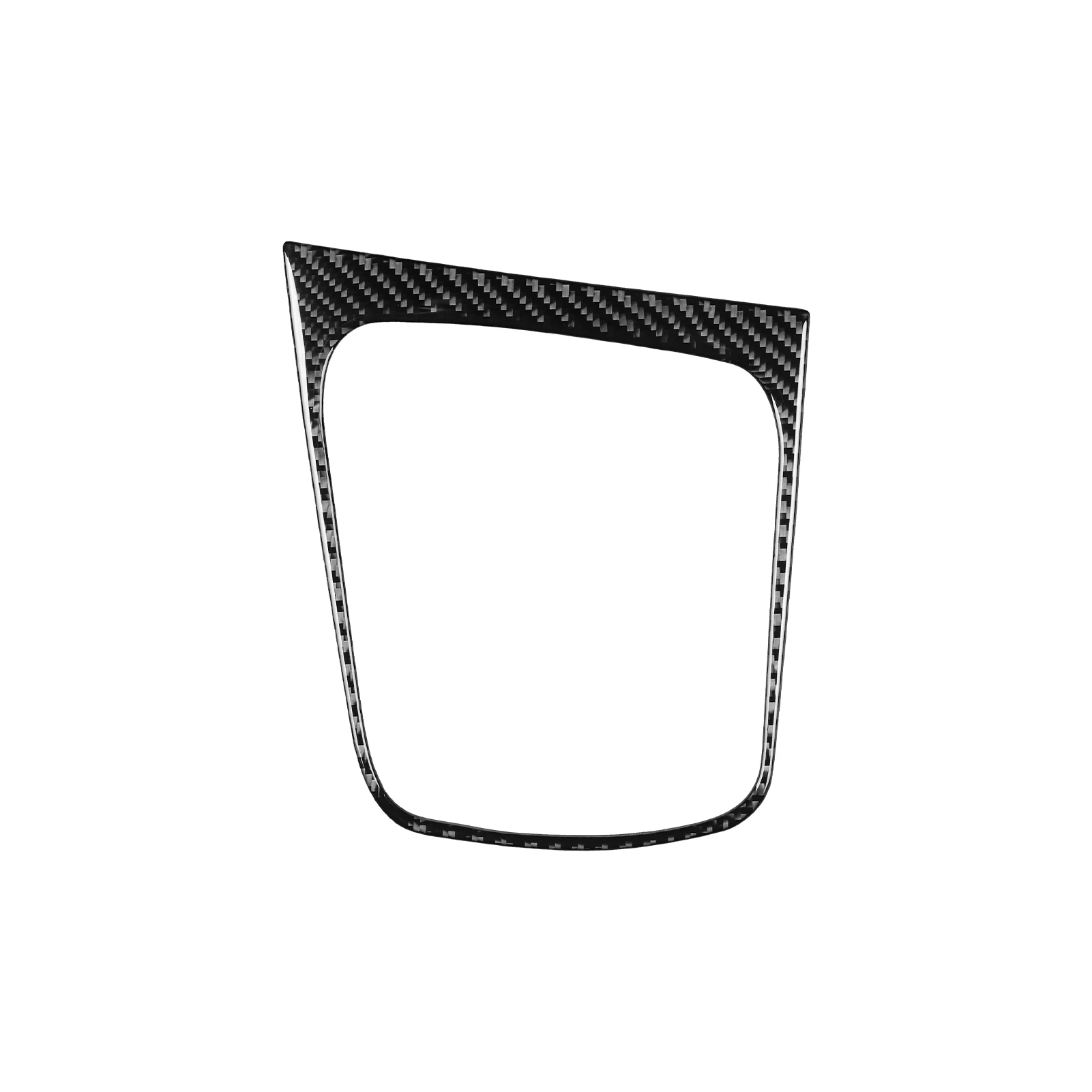 For Seat Leon MK3 2013 2014 2015 LHD RHD Real Soft Carbon Fiber Sticker Car Gear Shift Frame Panel Trim Interior Accessories view 2