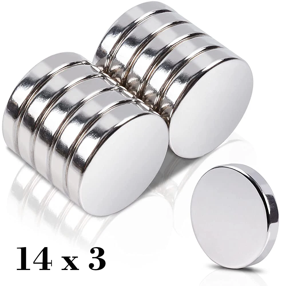 5/10/20/50/100pcs 14x3mm Magnets Neodymium Magnet N35 NdFeB Round Super Powerful Strong Permanent Magnetic Imane Disc Rare Earth