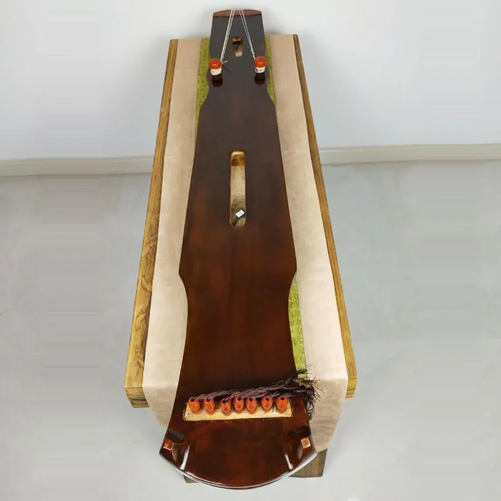 Portable 7 Strings Guqin Beginners Professional Guzheng Chinese Traditional Musical Instruments Finger Picks Stringed Instrument