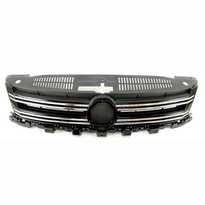 Golfliath ABS chromed Car Front Bumper Mesh Grille Racing Grills For V W Volkswagen Tiguan 2012