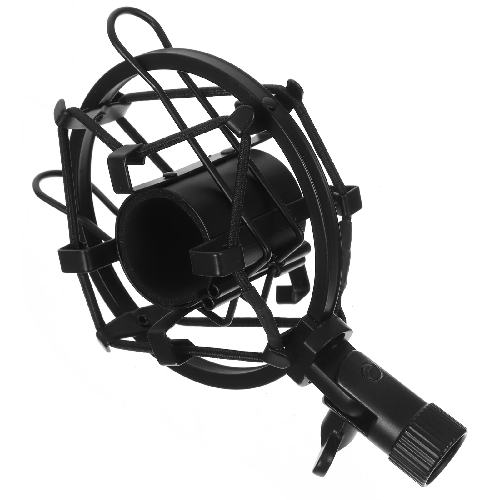 

Upgraded Mic Clip Holder Microphone Shock Absorber Absorption Rack Universal Black