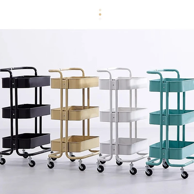 Salon Furniture Storage Trolley Beauty Tool Cart Station Salon Trolley Makeup Storage Cart Wheels Gereedschap Kar Trolley ST021