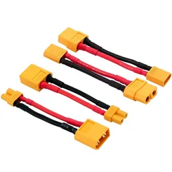 1pcs XT60 to XT30 Connector Adapter Male/Female Plug 10CM 16AWG Silicone Wire Cable for RC FPV Quadcopter CineLog35 Drone Parts