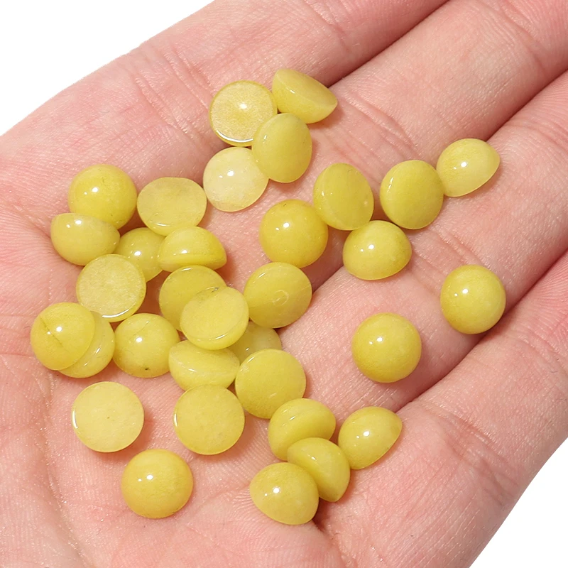 10pcs/Lots 4 6 8 10 12 14 16mm Round Onyx Cabochons Natural Bulk Stone Bead for DIY Jewelry Making Pendant Bracelet Handcrafts