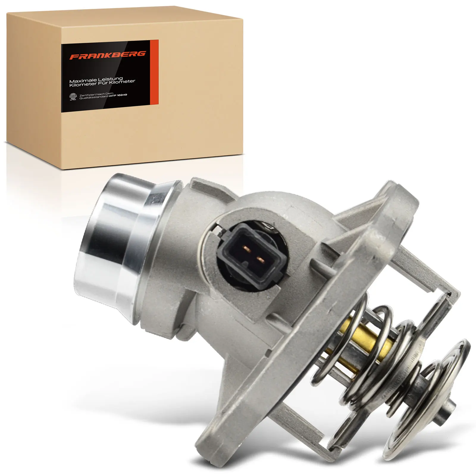 Frankberg 1x Thermostat Kühlmittel für BMW 5er E39 535i 540i 7er E38 X5 E53 Bj ab 1998 11531436386 PEL000060 11531436386