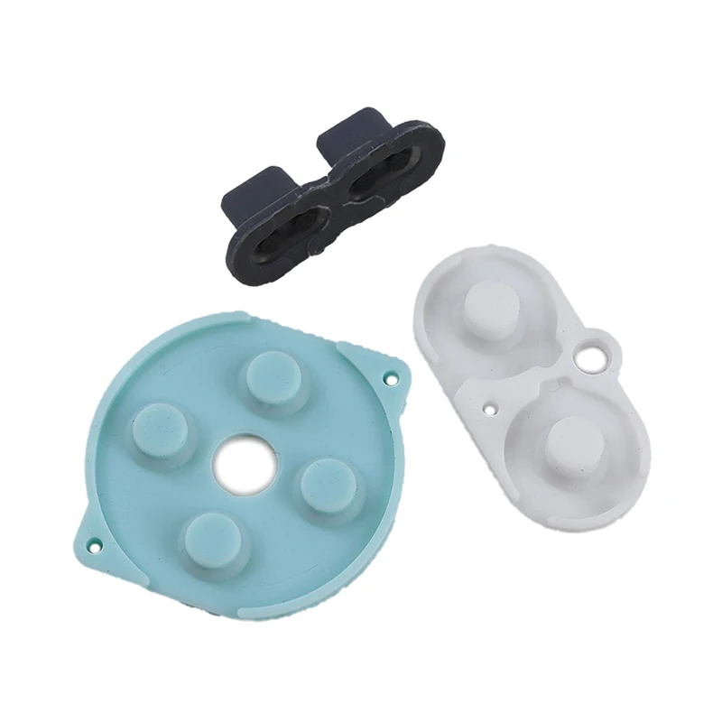 YuXi-Silicone Borracha condutora Pad, Adhesive Botões de substituição, Key Pads, Controlador Mat, apto para Gameboy, 1Set