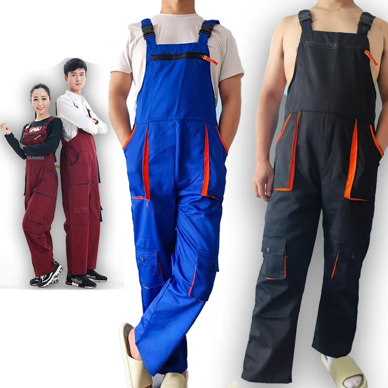 Uniformes de travail pour hommes et femmes, combinaisons de travail, combinaison de soudage, atelier de réparation automobile, mécanicien, vêtements de grande taille, vêtements de travail d'entrepôt