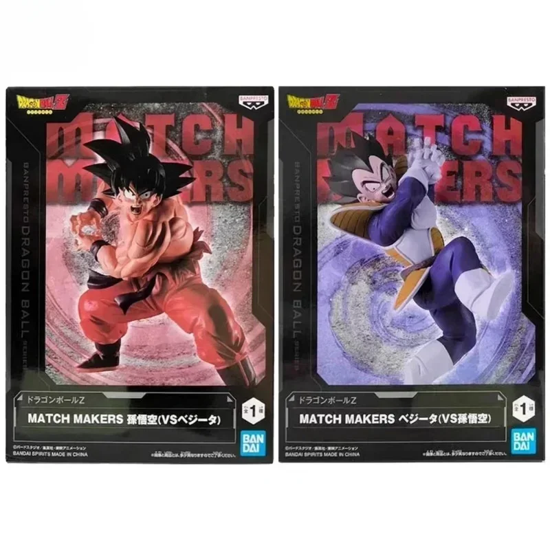 В наличии Bandai Banpresto Dragon Ball Z MATCH MAKERS Son Goku Vegeta Kaiouken Galick Gun Аниме Фигурка Модель Игрушки Праздничные Подарки