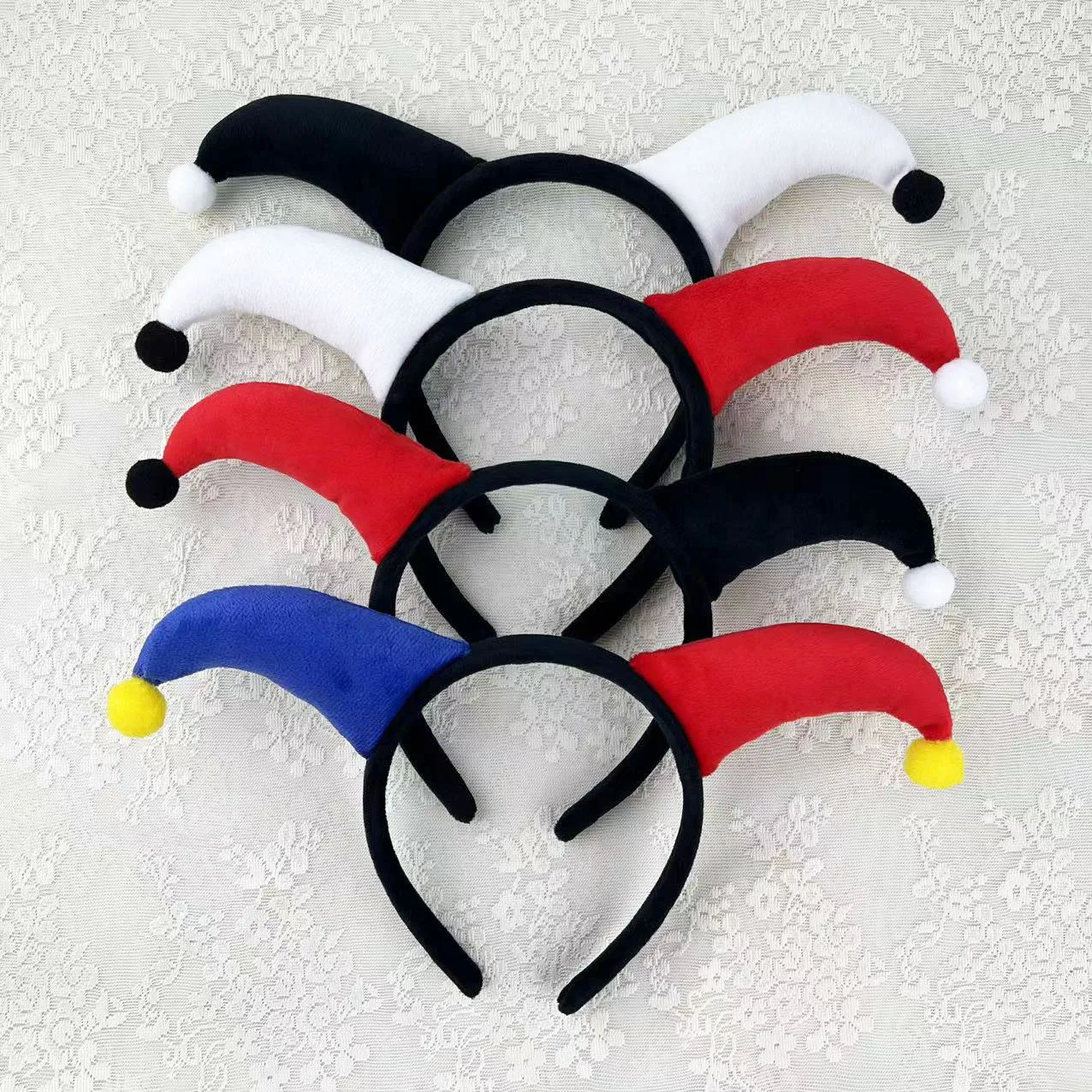 

Halloween Clown Headband Cosplay Funny Bopper Hairband Carnival Costume Funny Performance Props