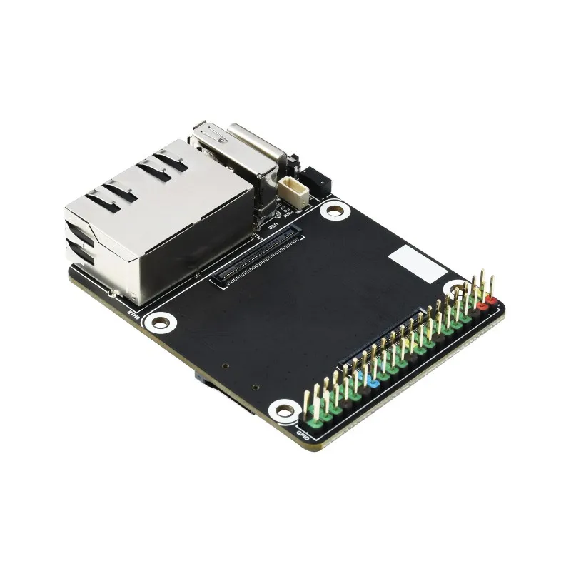 Mini Dual Gigabit Ethernet Base Board Designed for Raspberry Pi Compute Module 4