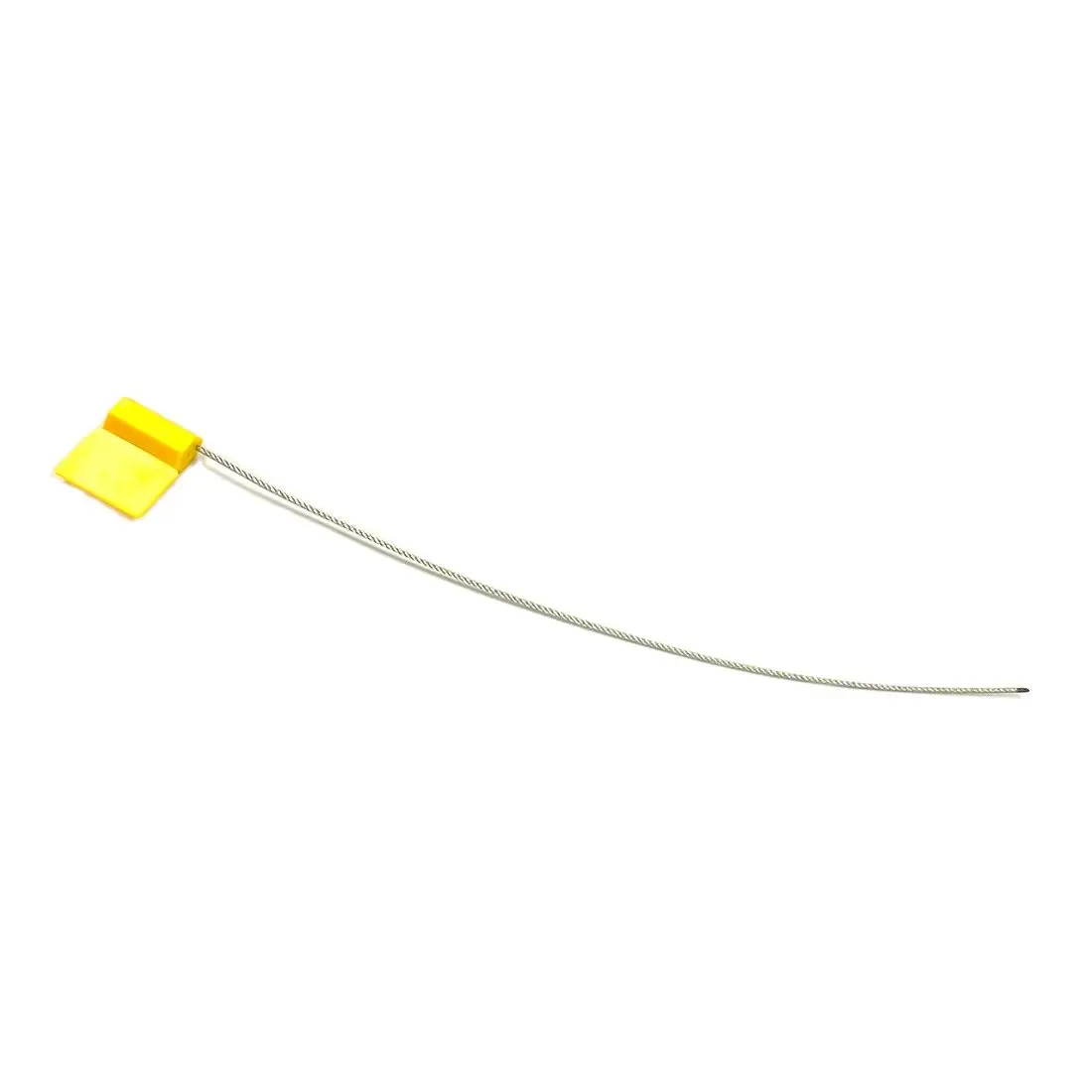 

50pcs High Security Plug-in Steel Wire Seal Container Cable Tie Wire Seals Lock 25cm/30cm Yellow Wholesale New