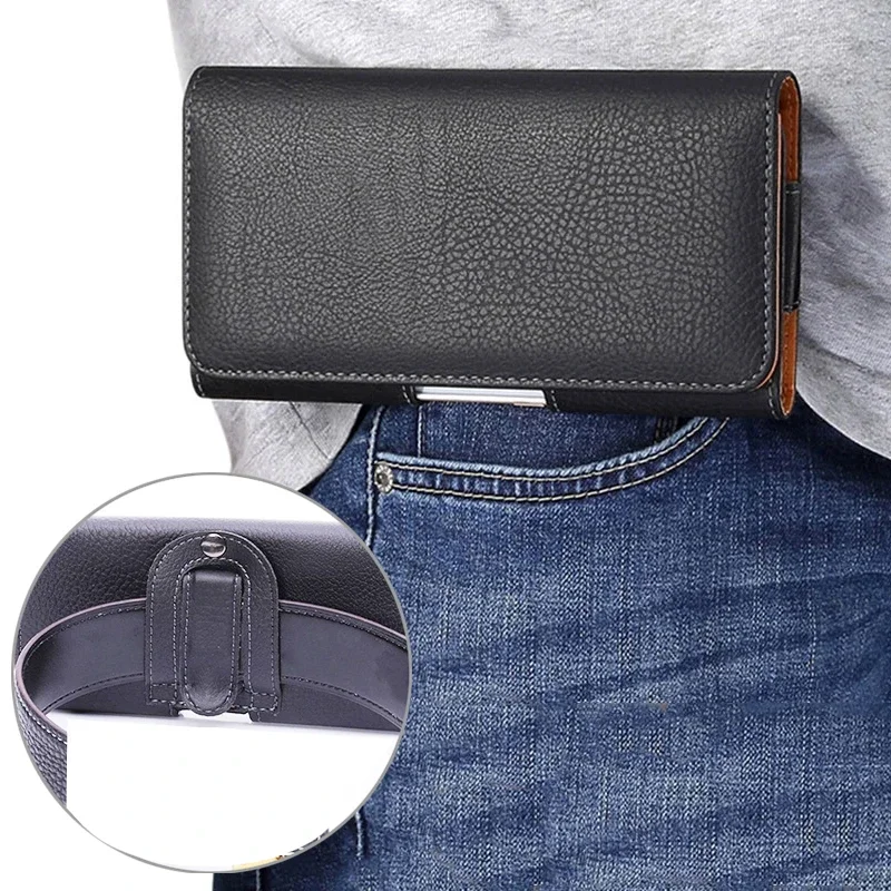 Belt Clip Case 3.5-7.2 inch Waist Bag For vivo x100 pro x fold 3 pro v29 case Pouch Holster For xiaomi 12 redmi note 13 pro plus