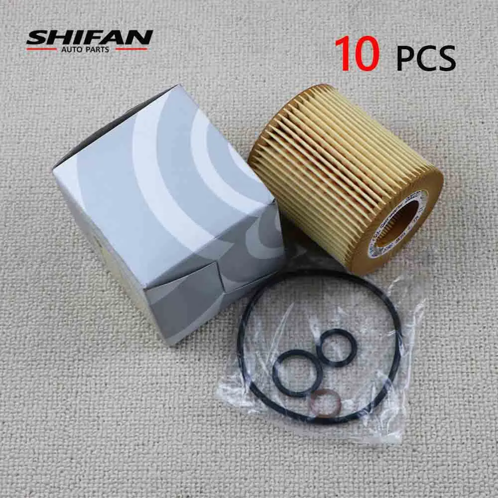 

10 Pcs 11427508969 Engine Oil Filter For BMW E81 E87 E88 E82 E46 E90 E93 E92 E91 E60 E61 E84 E83 E85 116i 118i 120i 11427508969