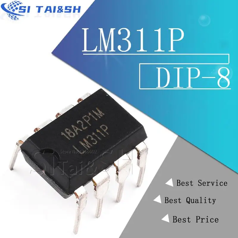 10pcs/lot LM311 LM311P LM311N DIP-8 voltage comparator new original