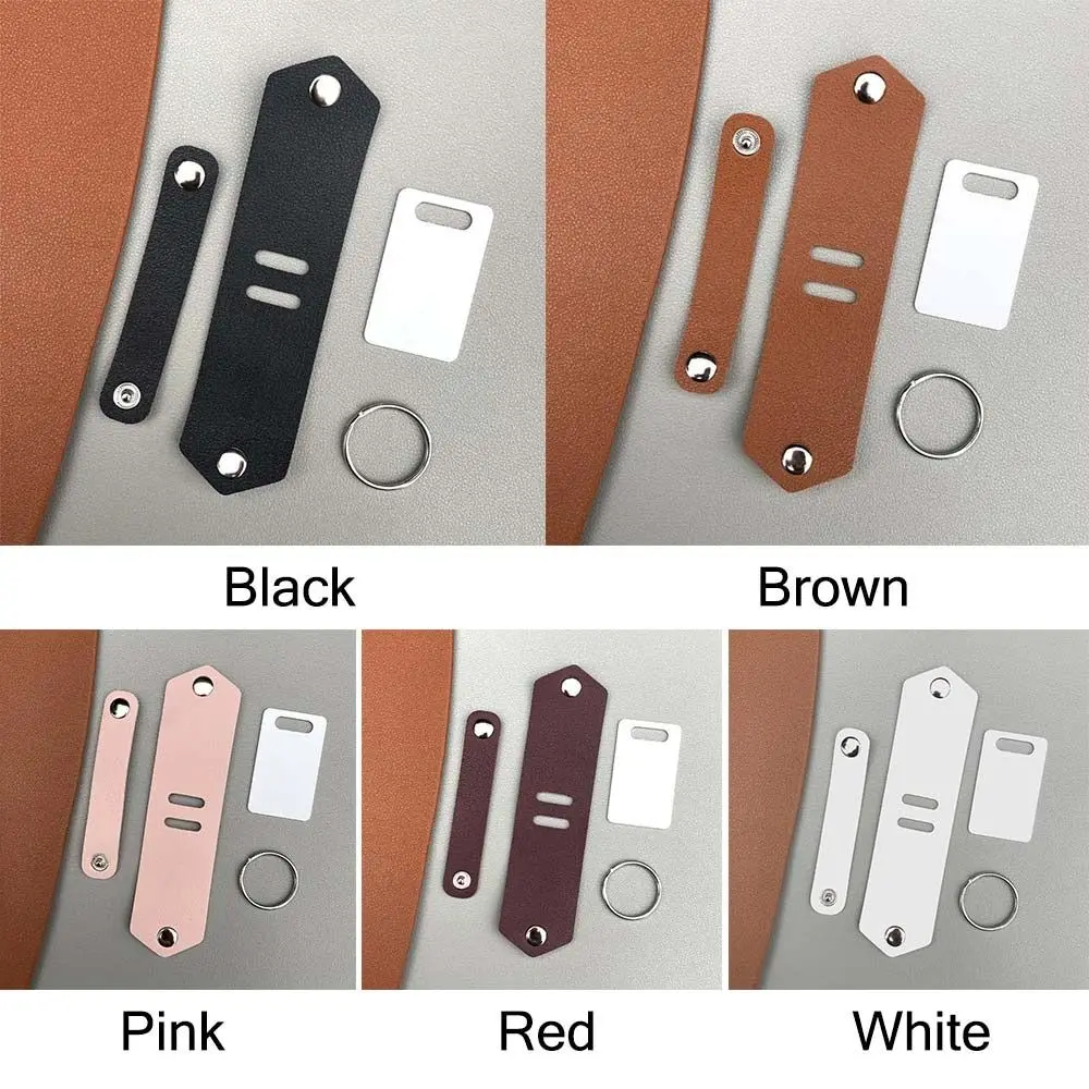 سلسلة مفاتيح صور معدنية شخصية ، سلسلة مفاتيح ذاتية الصنع ، بطاقة صورة نقل حراري ، غطاء جلدي ، هدية