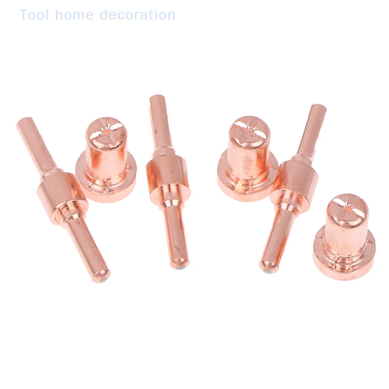 20pcs Red Copper Extended Long Plasma Cutter Tip Electrodes&Nozzles Kit Consumable For PT31 LG40 40A Cutting Welder Torch
