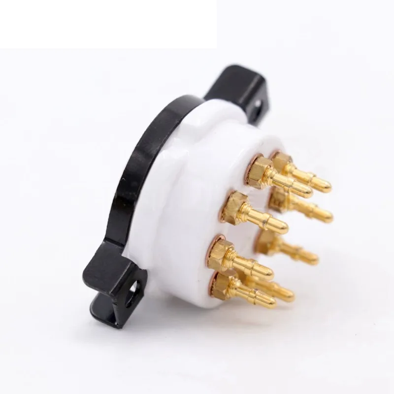 8-Pin Ceramic Octal Tube Socket  For KT88 EL34 5AR4 6L6 6CA7 6SL7 6SN7 Vacuum Tube HIFI Audio Vintage Amplifier parts