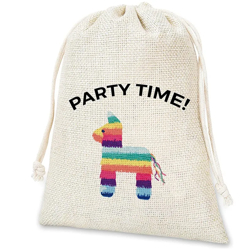 

20 Pcs Bachelorette Party Gift Bags, Mexican Fiesta Party Pouches With Drawstring, Party Wedding Favors, Supplies, Decoration
