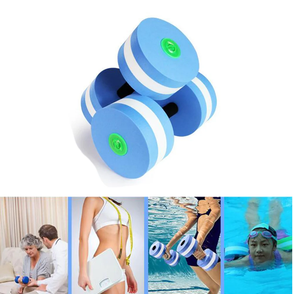 

2 Pcs Water Fitness Dumbbells Dumbells EVA Floating Swimming Equipment Pool Exercise Weights