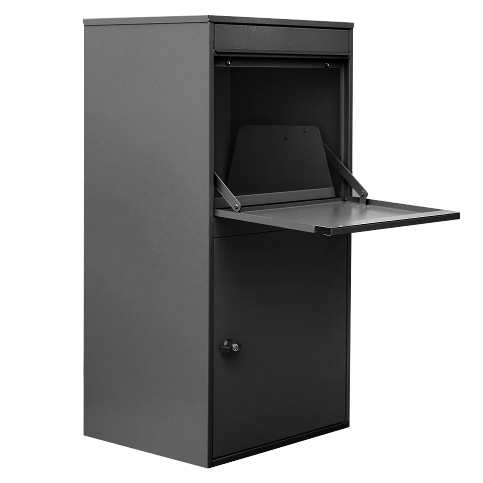 

Уличный почтовый ящик для дома с защитой от краж, очень большой, с замком, для крыльца или улицы