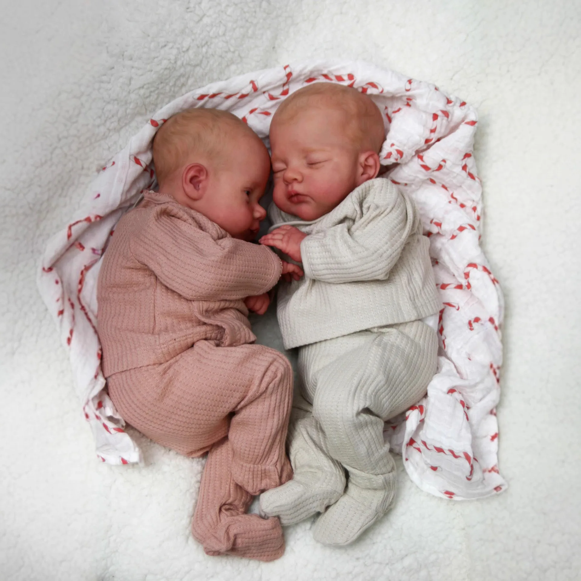 New Realistic Reborn Baby Doll 48cm Lily and Irys Handmade Reborn Preemie Baby Newborn Kids Toy Birthday Figure Gift Girl Dolls