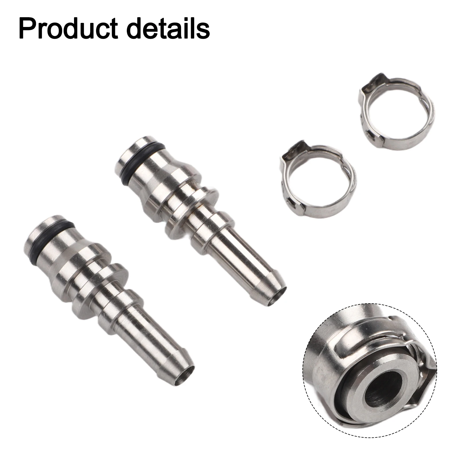 For Karcher For Puzzi 100 200 300 400 8/1 Series Male Hose Stem Replacement Part Made with 304 Stainless Steel Material