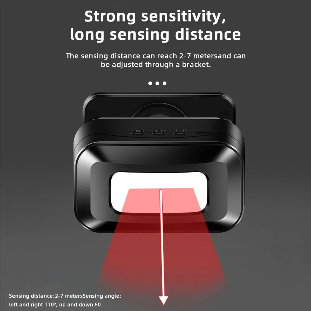 الأشعة تحت الحمراء التعريفي ترحيب جرس الباب صوت مخصص و 20 أغنية جرس الباب اللاسلكي الرنين PIR كاشف حركة إنذار مكتب متجر المنزل