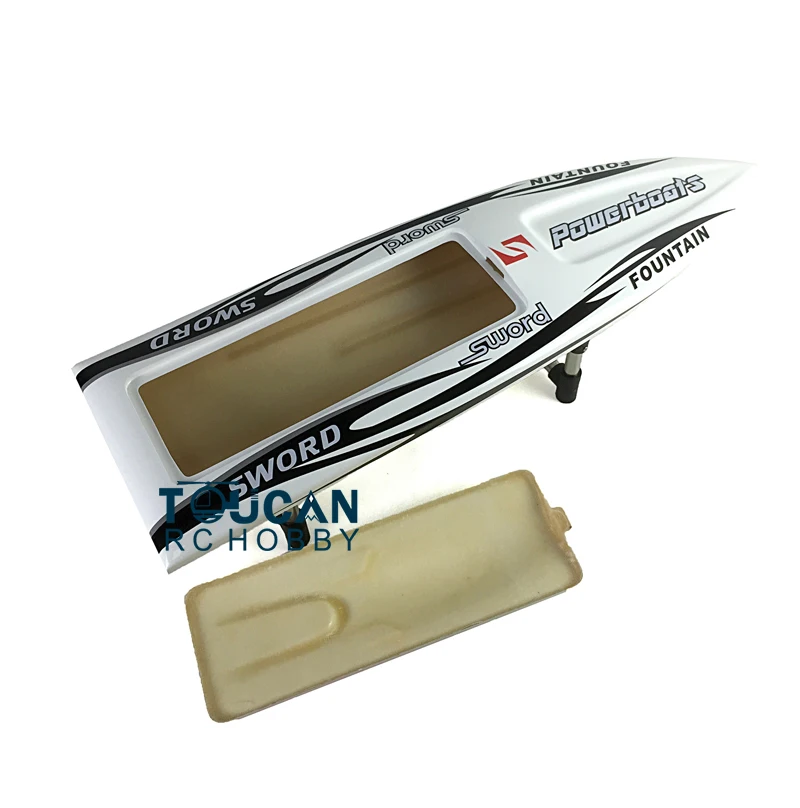 DTRC Toucanhobby E36 Prepainted White Electric Racing KIT RC Boat Hull Only for Advanced Player