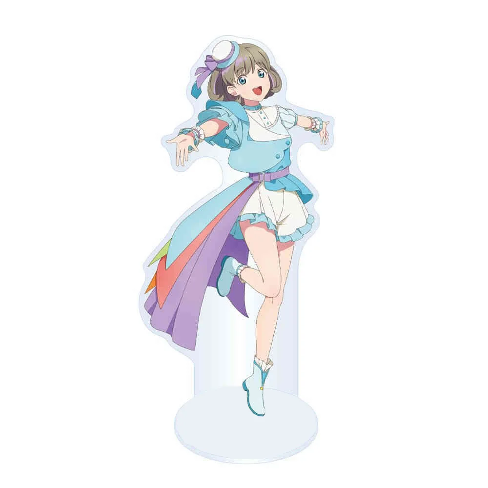 Hot Fans Gifts Charm Anime Love Live! Superstar Q Edition Cute Acrylic Stand About 15cm  HD Figurel Shibuya Kanon Tang Series
