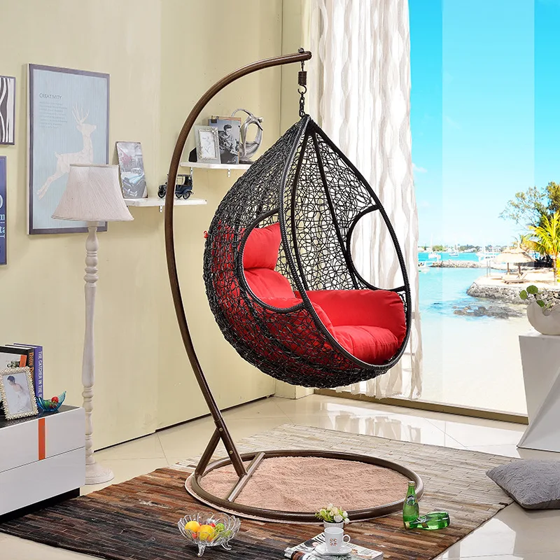 Altalena per sedia a uovo per terrazza da giardino