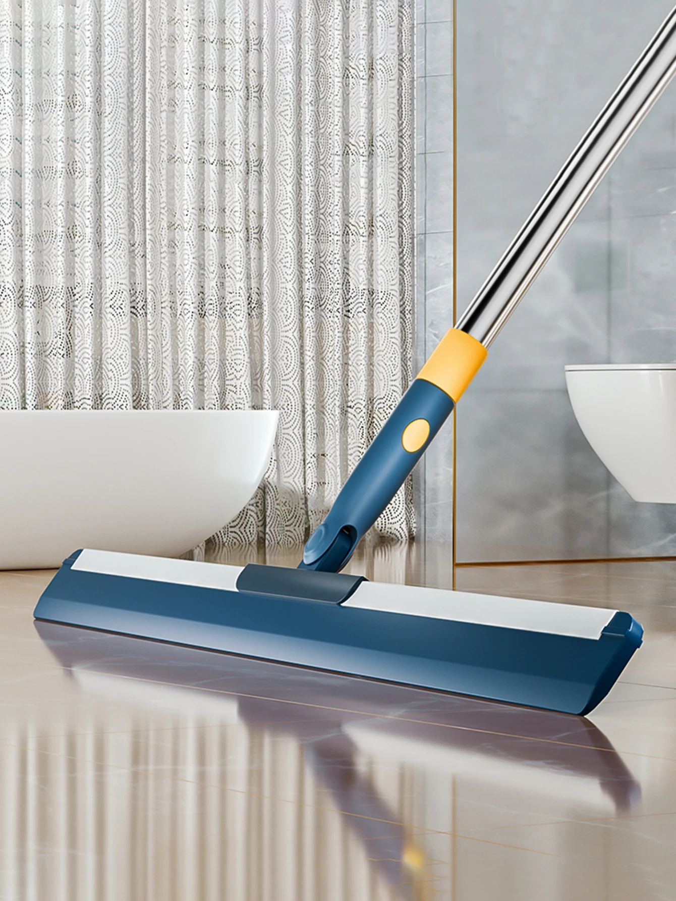 Magic Broom For Wiping Water And Mopping The Floor Dual-Purpose Household Use For Sweeping Bathroom Wiper Glass Tile Cleaning