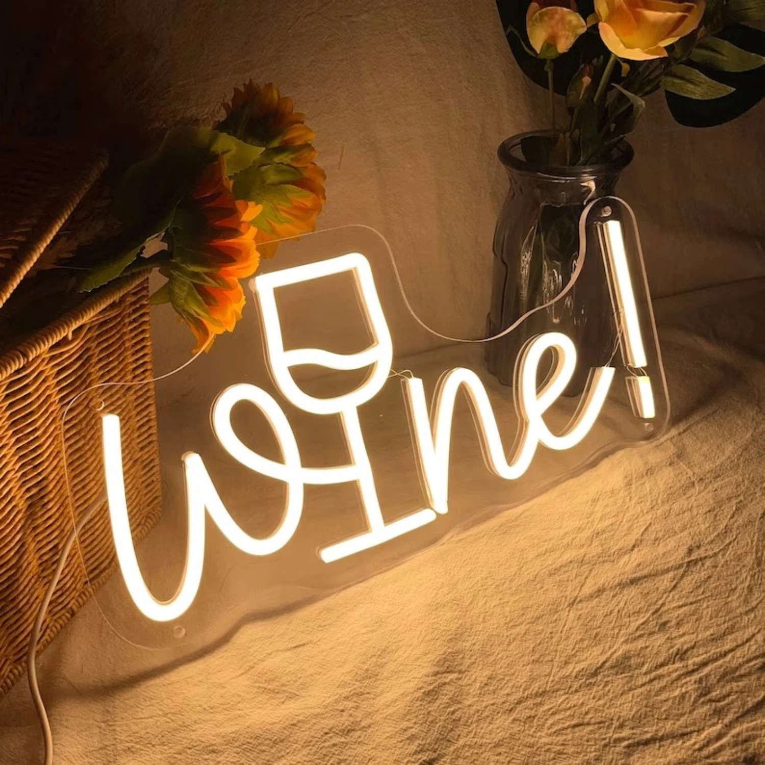 Luz de neón de vino personalizada, letreros de fiesta, tienda, hogar, arte, aniversario, pareja, cueva, decoración de pared, letrero led estético, letras luminosas, regalo