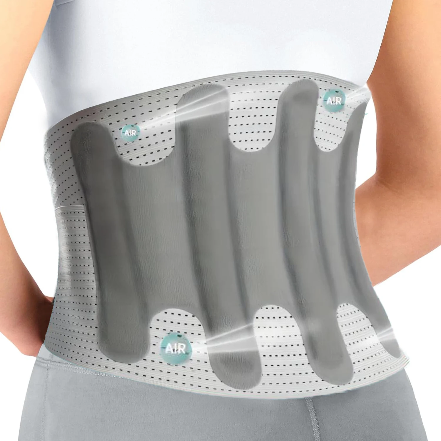 

Back Brace For Men and Women,Adjustable Relief Lower Back Support Belt for Upper & Lower Back Pain,Sciatica,and Sciatica