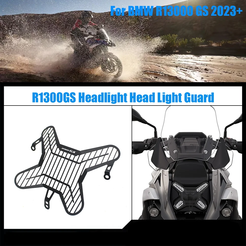 

For BMW R1300GS R 1300 GS R1300 GS GS1300 1300GS 2023 2024 Motorcycle Headlight Protector Head Light Lamp Cover Protective Guard