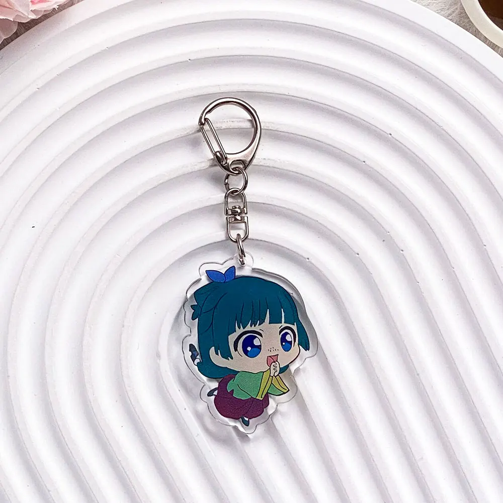 1/6PCS Anime The Apothecary Diaries Acrylic Keychain Bag Charms Accessories Funny Cute Backpack Pendant Key Holder Friend Gifts