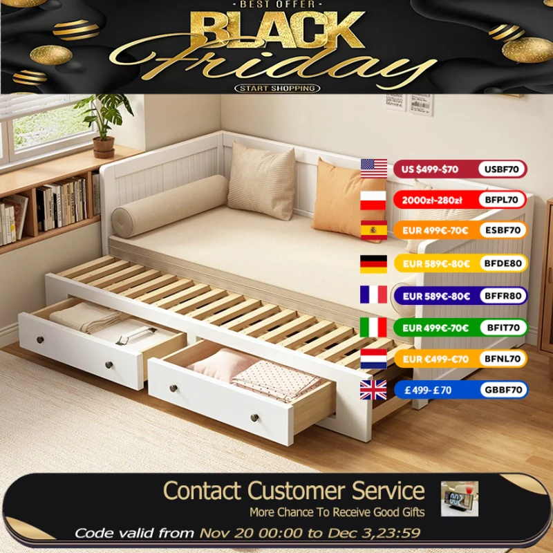 

Wood Loft Modern Daybed Storage Adults Design Folding House Daybed Frame Floor Somieres Y Marcos De Cama Furnitures For Bedroom