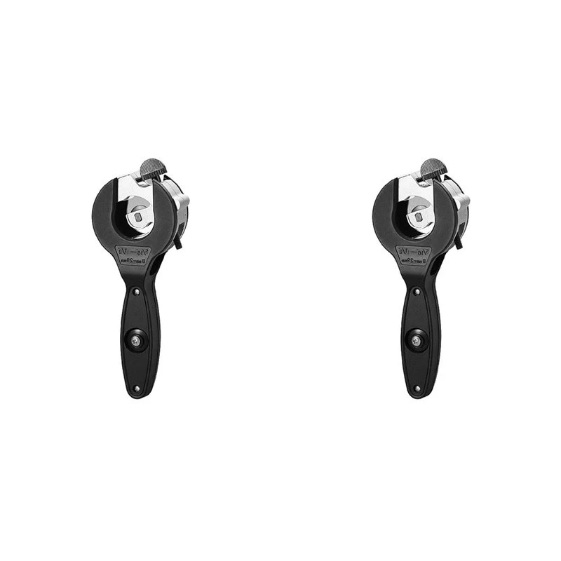 T19C 2X Ratcheting Tubing Cutter 8-29Mm Universal Pipe Cutter Ratchet Scissors Hose Cutting Hand Tools