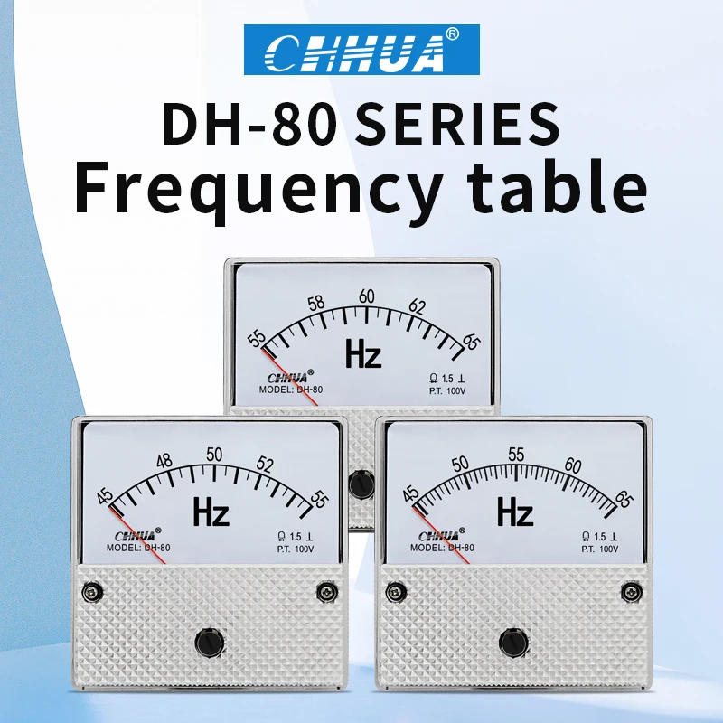 

DH-80 AC Frequency table / Hz meter /Herzt meter Analog Frequency Meter 45-55Hz 45-65Hz 55-65Hz