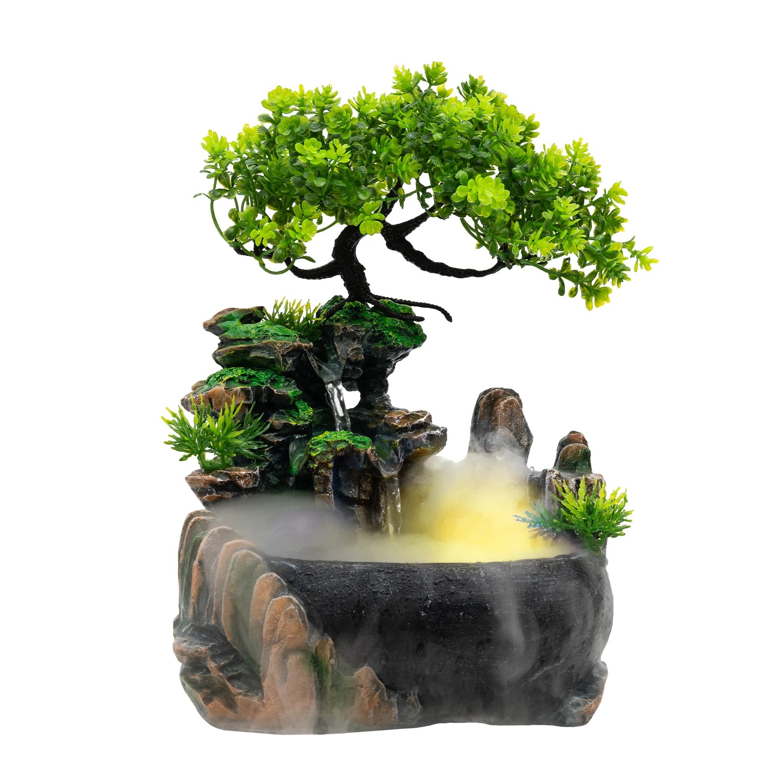 

8" Atomizing Rockery Water Fountain Desktop Decor