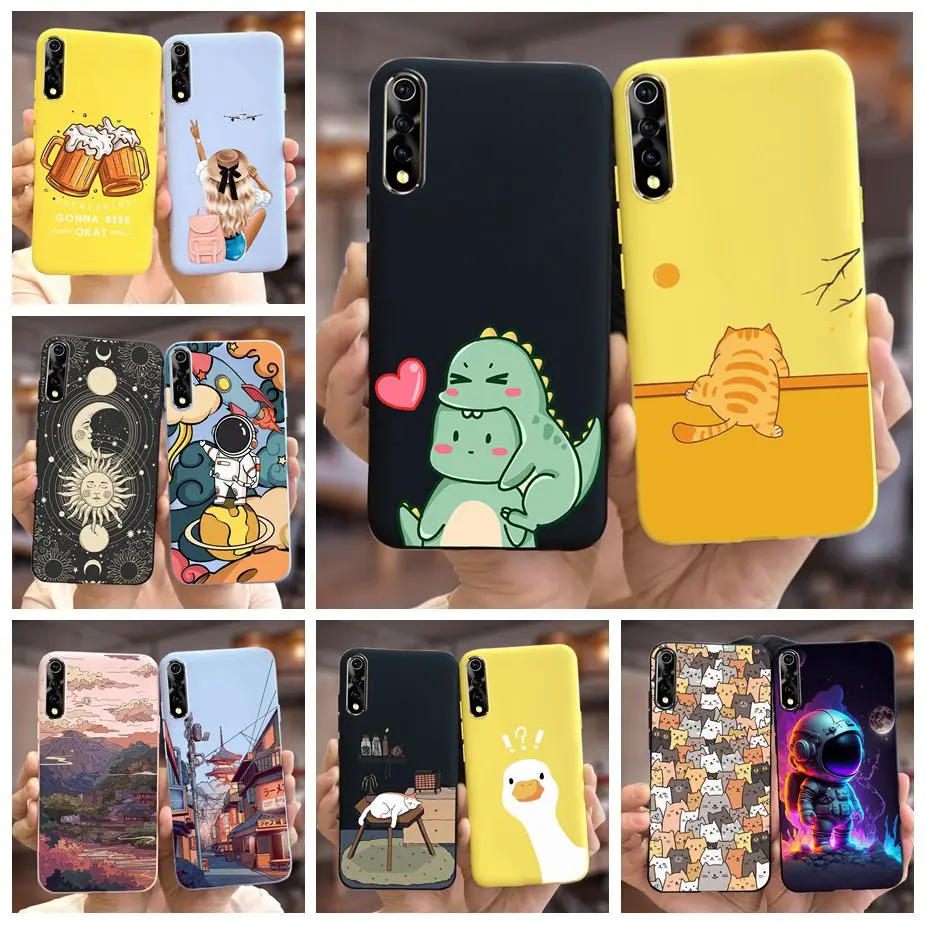 Милый модный чехол с рисунком для Vivo S1 чехол 1907 v1904, мягкий силиконовый чехол для телефона Vivo S1 S 1 VivoS1, задние крышки 6,38 ', бампер